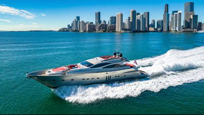 Photo of 90’ Pershing Regal Includes Crew and Free Water Toy