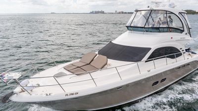 Photo of 58’ ft SeaRay Seadan bridge for rent in Miami 🌞